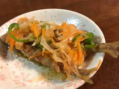 お惣菜アレンジレシピ♪アジの南蛮漬け